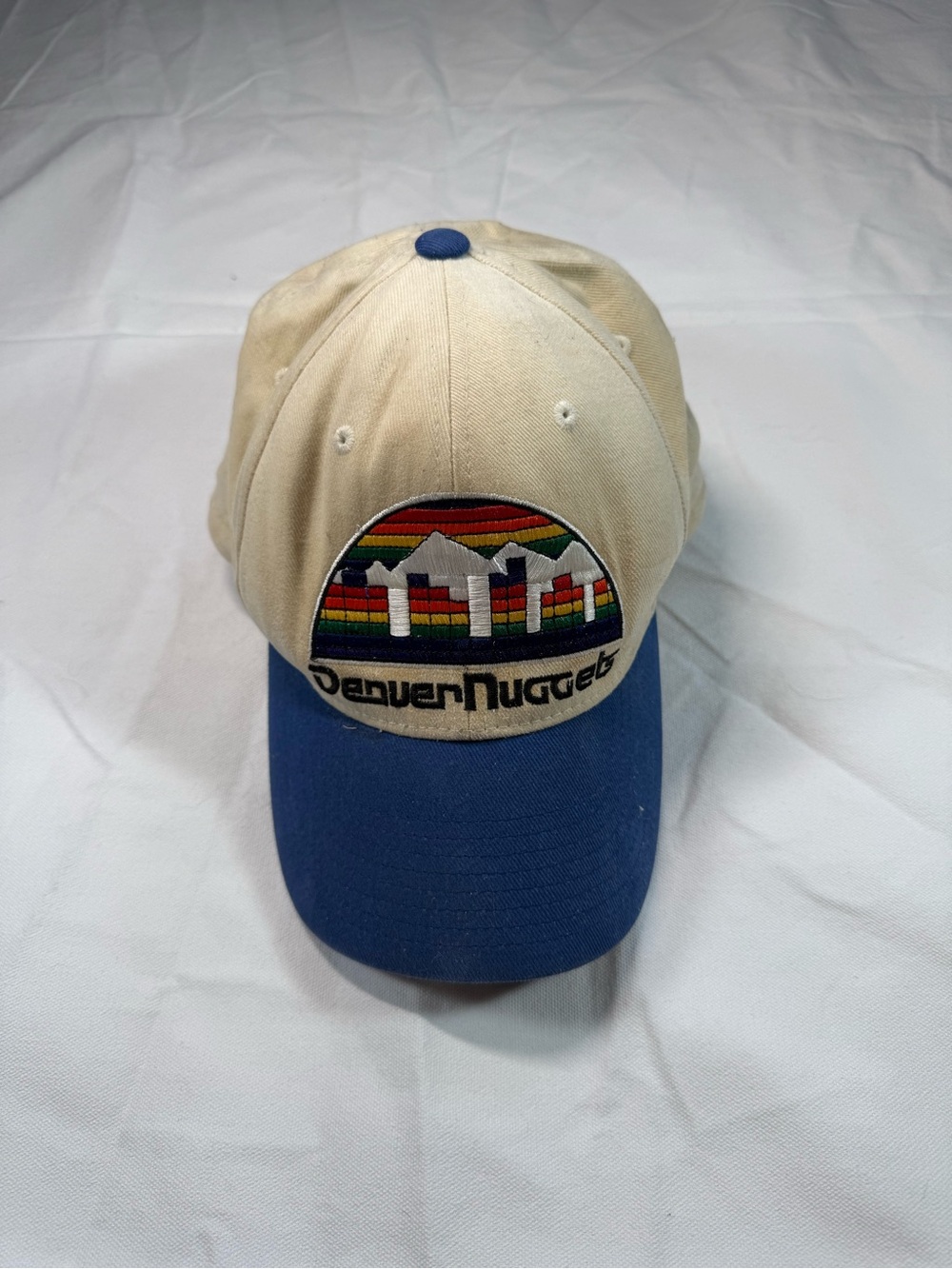 Mitchell & Ness Denver Nuggets Rainbow Skyline Hardwood Classics SnapBack